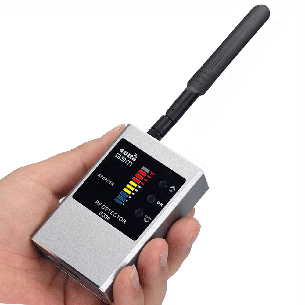 Hand Held Anti Detector Bug Mini Anti-Spy GPS WIFI Signal Automatic Scanner RF Locator Tracker Detect Hidden Camera
