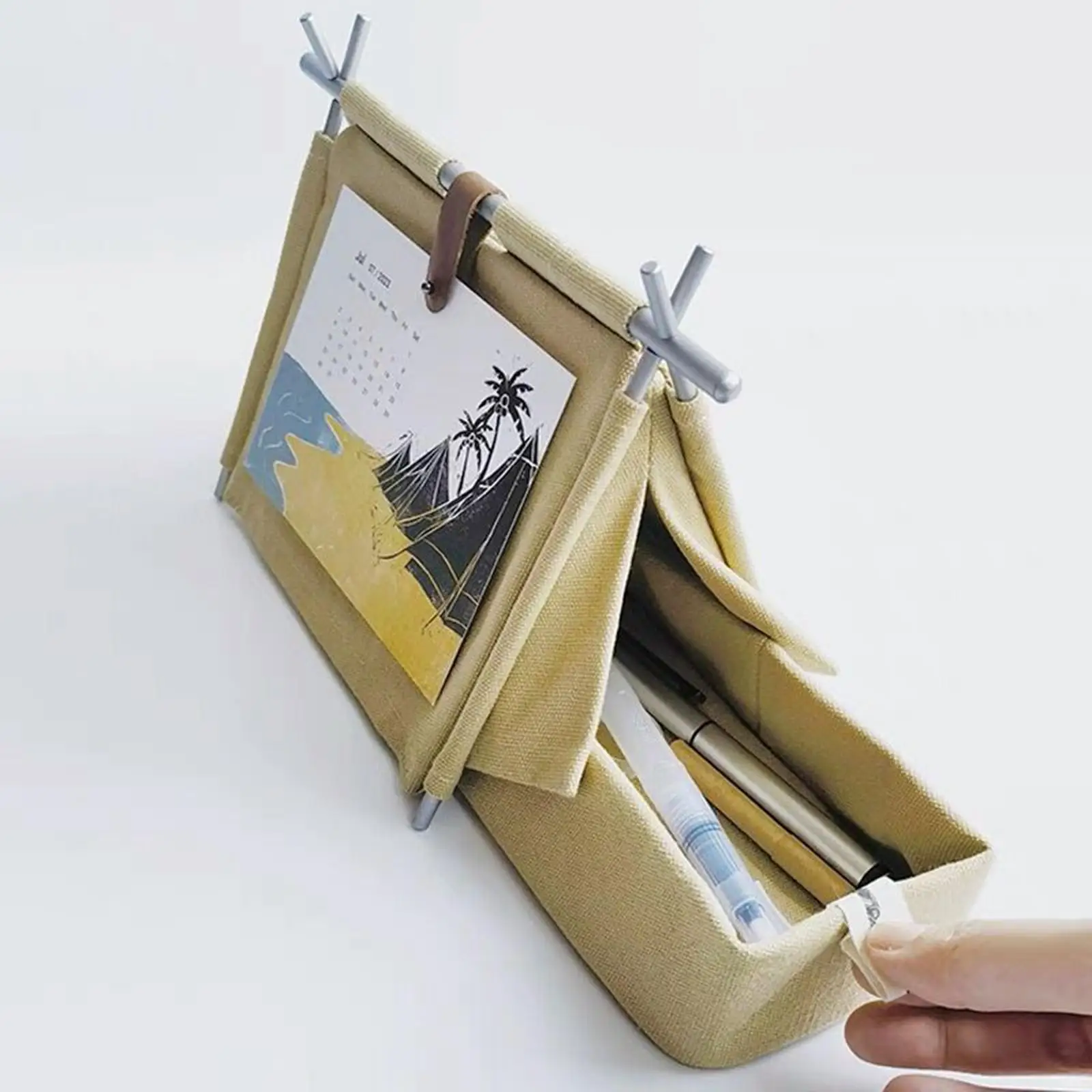 Календарь для стола, календарь для кемпинга, палатка, календарь, стоячий ежемесячный дисплей «сделай сам», креативный для спальни, гостиной, бизнеса, офиса, Нового года, 2024