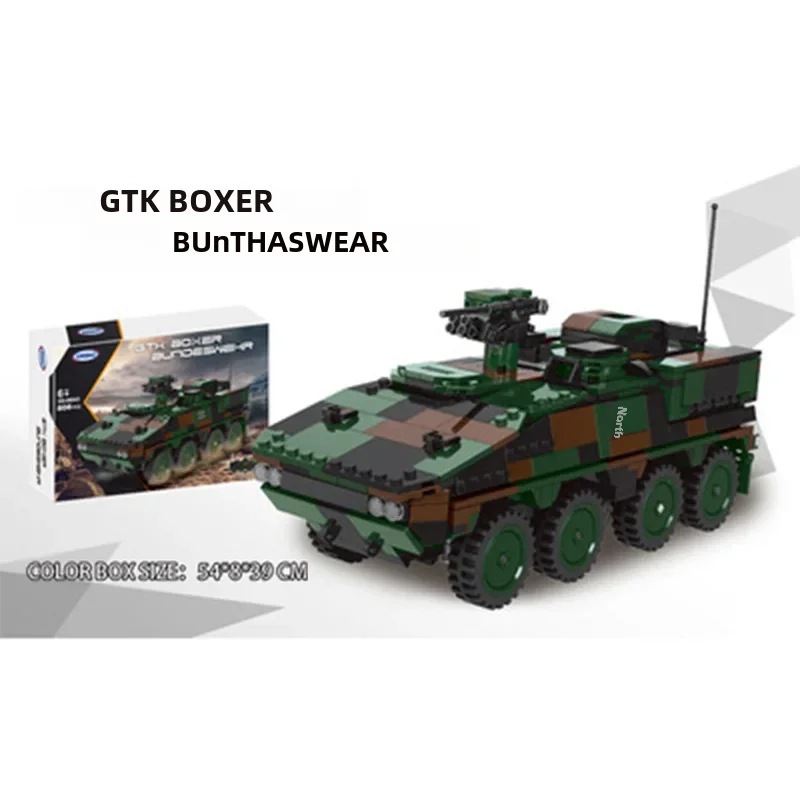 Star Castle XB06040-55 Leopard 2a6 Tank German Military Series Battlefield assembly model kidsren\'s building block toys