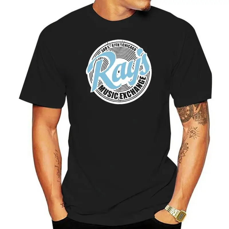 Summer 2022 New  Rays Music Exchange T-Shirt 100% Cotton Blues Brothers Inspired Men t shirt Popular Anime T-shirts