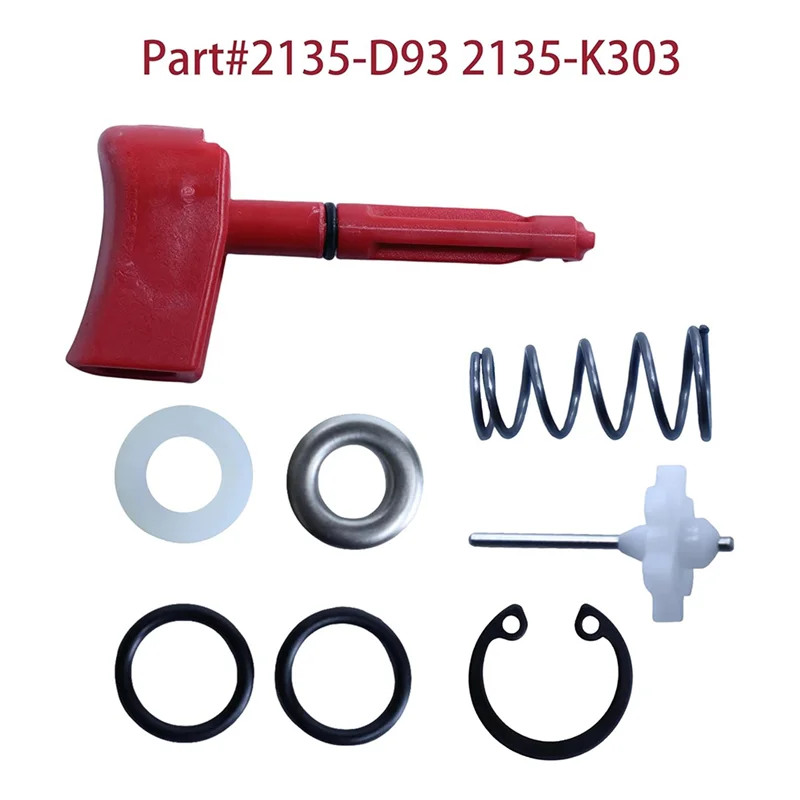 【Limited Time Offer】Ingersoll Rand 2115TIMAX Impact Wrench Compatible 2135-K303 Air Inlet Kit And 2135 D93 Trigger Assembly Repl