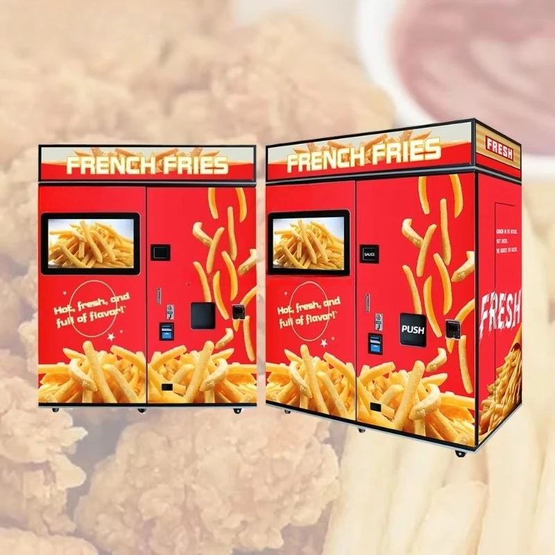 

Customized Smart Vending Machine French Fries Onion Rings Making Machine for Shopping Center