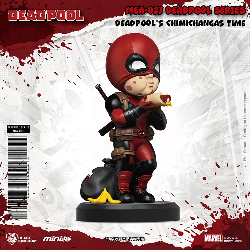 Beast Kingdom Mea-027 Deadpool Series (6-in-1 Medium Box) Full Box Blind Box - Figurki i ozdoby, prezent na Nowy Rok