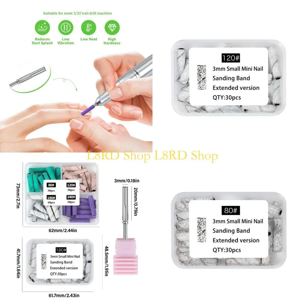 

L8RD 80/120/180/240# Small Sanding Bands Sanding Bands Sanding Files