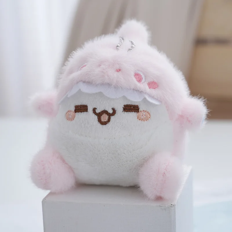 Cute Cartoon Shark Plush Keyring Expression Shark Stuffed Pendant for Backpack Bag Decoration Cartoon Plush Keychains