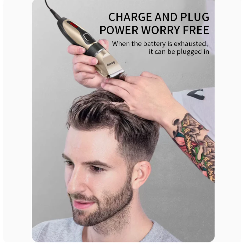 Alat cukur rambut elektrik, alat cukur listrik rumah tangga, pencukur rambut sendiri, artefak fader dapat diisi ulang
