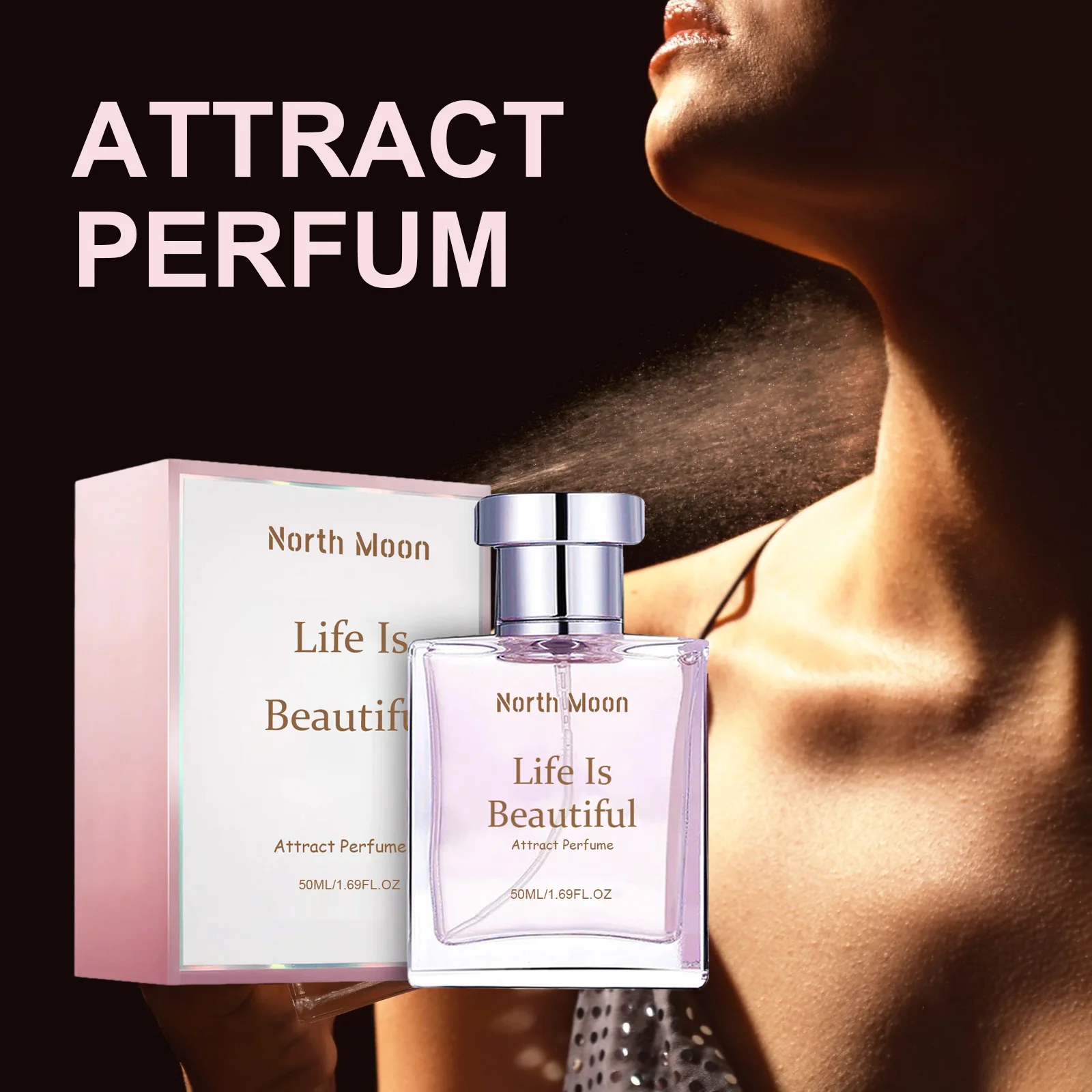 Women Perfume Mood Smooth Boosting Enhanced Couples Atmosphere Spread Charm Floral Pheromone Attraction Long Lasting Confidence
