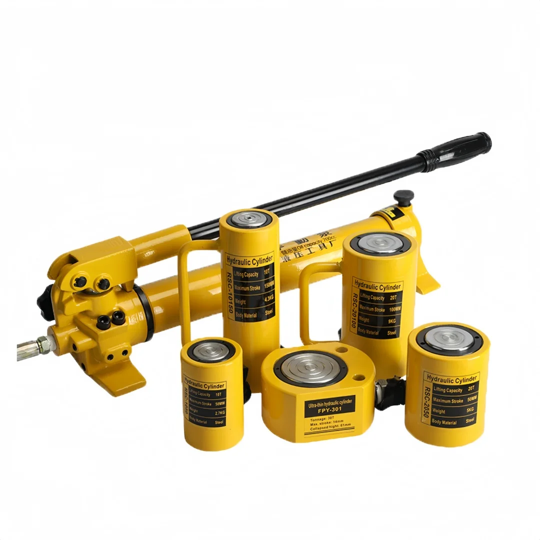 Industrial Grade 50-500 Ton Heavy   Electric Split Type Bridge Repair Large Tonnage Hydraulic Jack