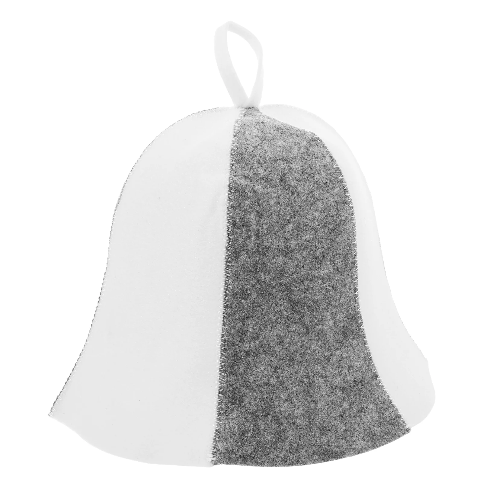 

3Pcs Bathing Caps for Hair Bath Hats For Sauna Shower Spa Felt Hat For Sauna Thick Men Women Gray White Set