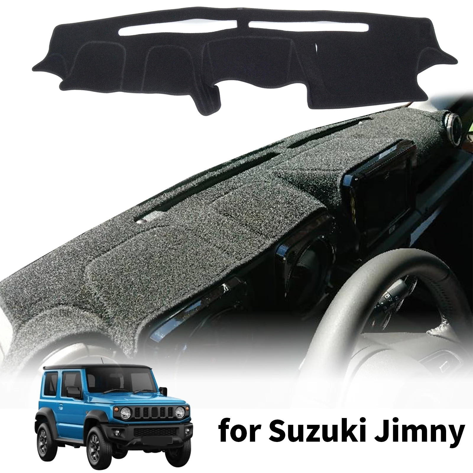 

fit for Suzuki Jimny 2019 2020 2021 2022 Dashmat Dashboard Cover Pad Accessories DashMat Sunshade Protective Carpet Car