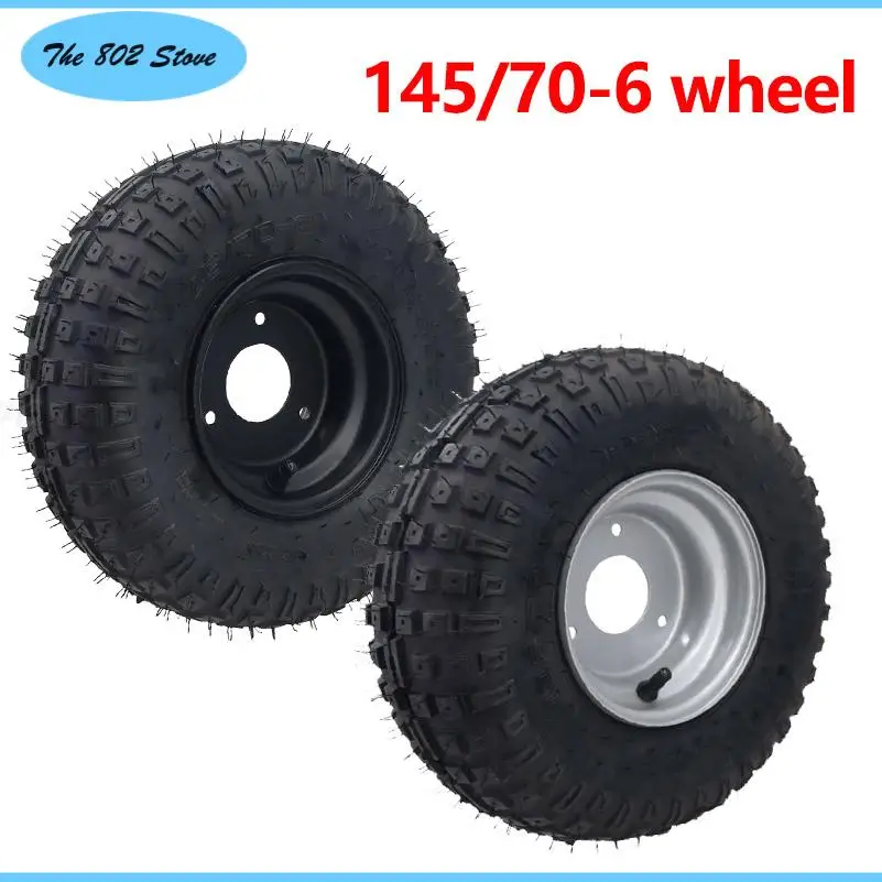 

Suitable for 6-inch iron rims for karting Buggie ATV Quad High quality 6-inch ATV wheels with 145/70-6 tires