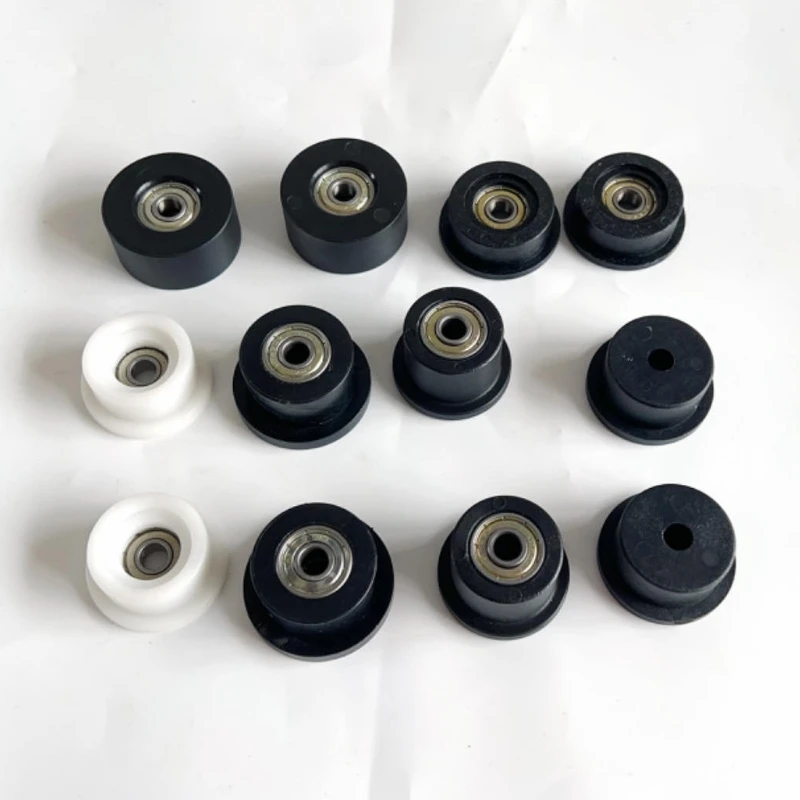 Equipo de 2 uds., rodillo de rodamiento deslizante, equipo de fitness para gimnasio, piezas de rodillos, máquina de remo, piezas de rodillos de rodamiento de cojín