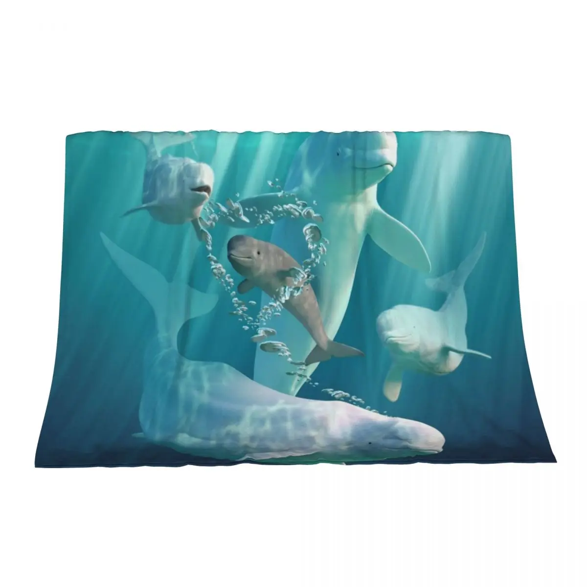

Beluga Bubbles Throw Blanket Travel Nap Camping Sofa Throw Blankets