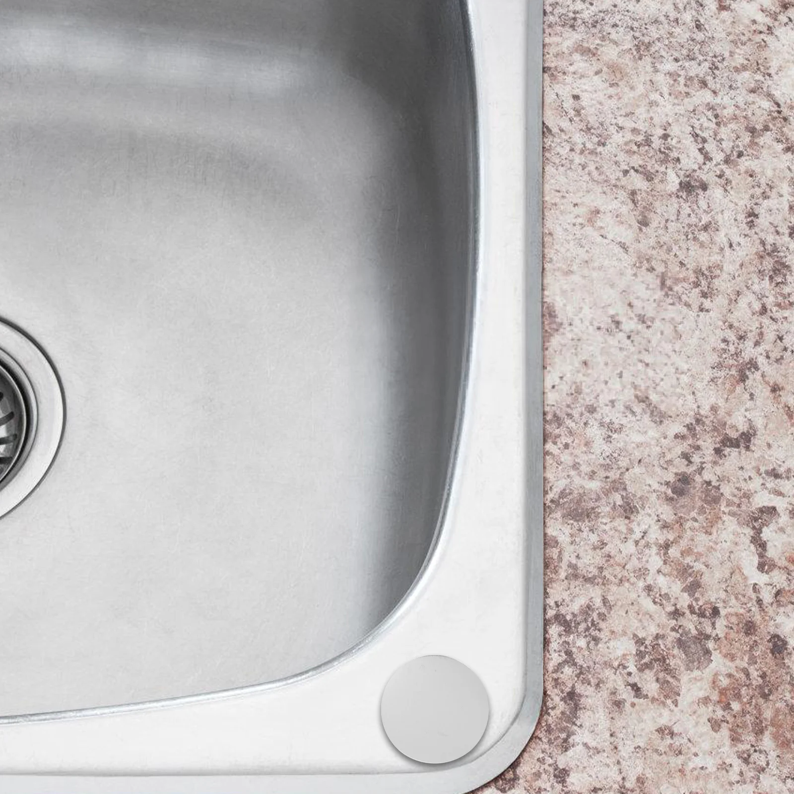 

Sink Faucet Hole Cover Kitchen Sink Accessories Stainless Steel Plug Countertop Durable Waterproof Easy Installation Versatile