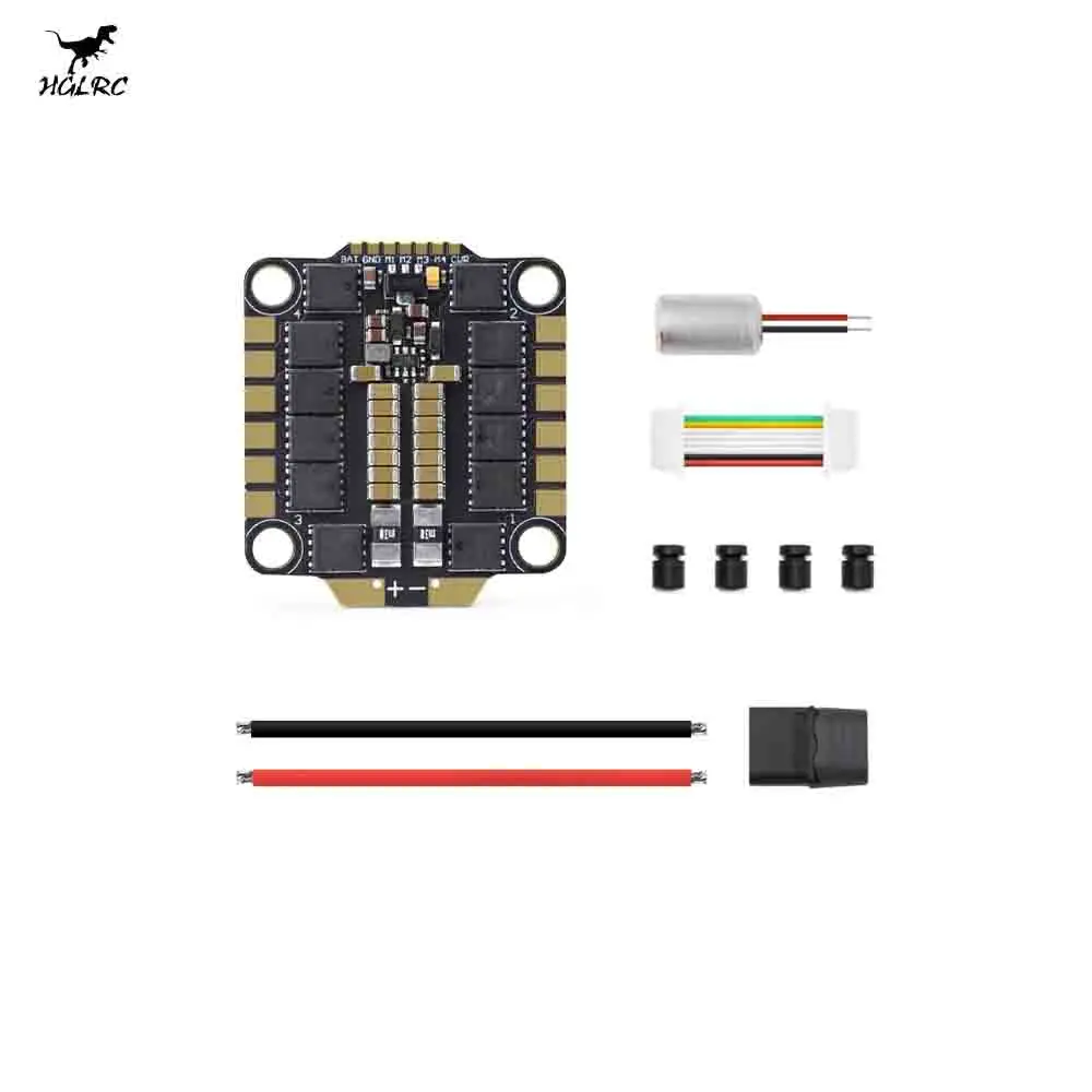 

HGLRC 60A 6S V1 ESC для гоночных фристайлов FPV аксессуары для дронов RC