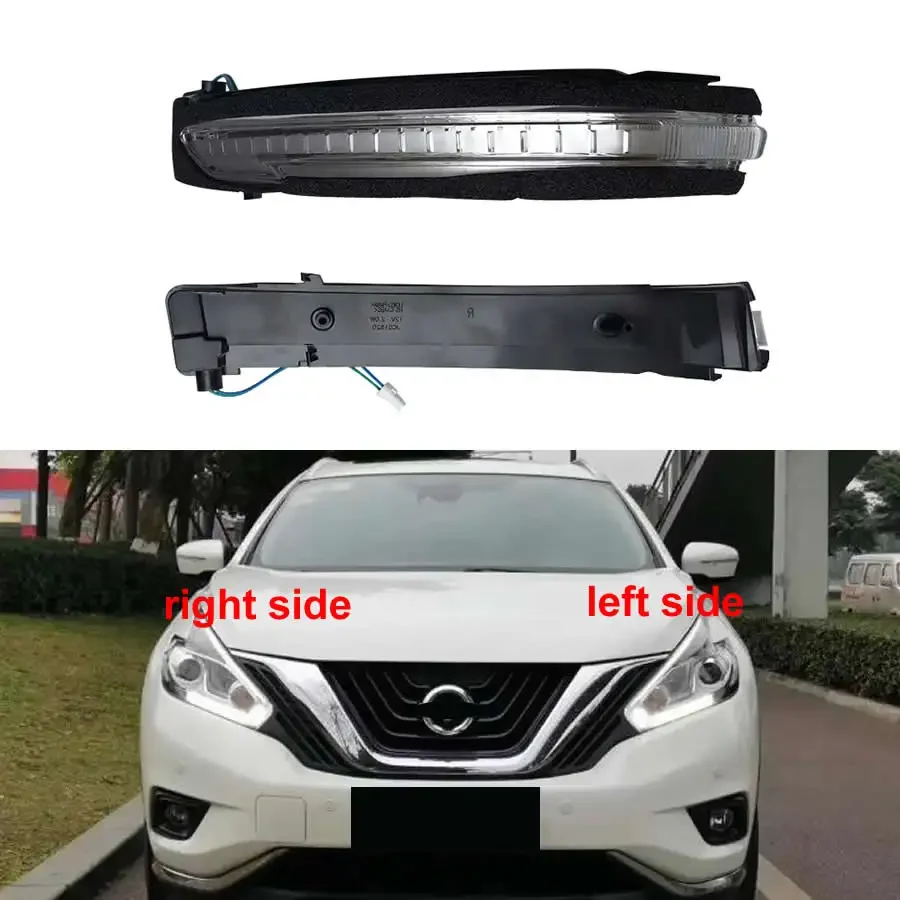 

For Nissan Murano 2015 2016 2017 2018 2019 Car Accessories Rearview Side Mirror Turn Signal Light Outer Wing Mirrors Lamp