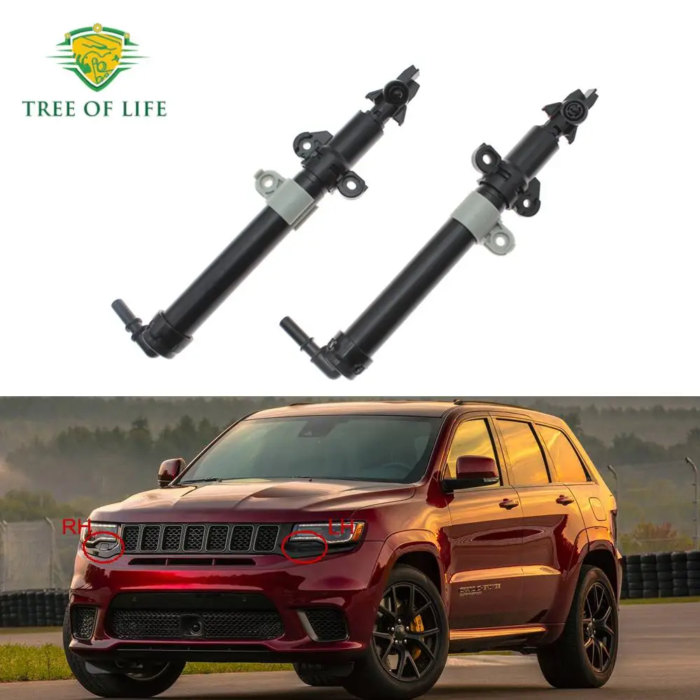 Nuevo para Jeep Grand Cherokee 2018 2019 2020 2021 2022 arandela de faro delantero boquilla de pulverización bomba de limpieza actuador Jet de alta calidad