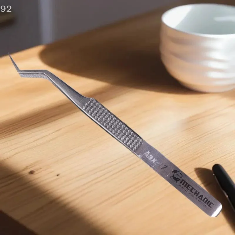 1Pc Aax-17 Long-lasting Stainless Steel Tweezers for Secure Clamping of Tin Wire