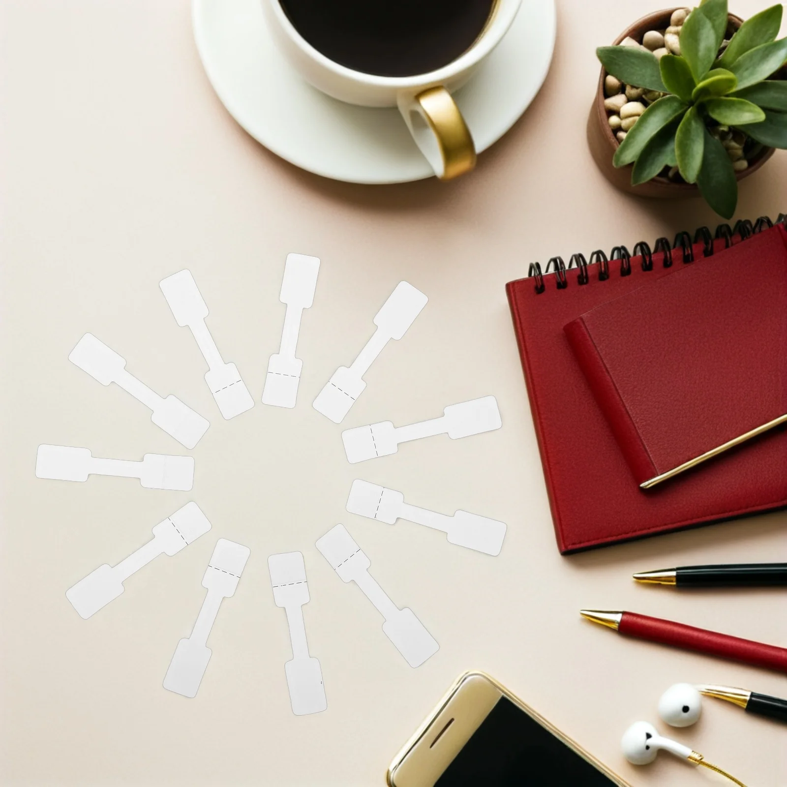 

300pcs Adhesive Label Stickers Waterproof Price Wedding Favor Gift Tags Name Cards For Jewelry Ring Bracelet Necklace