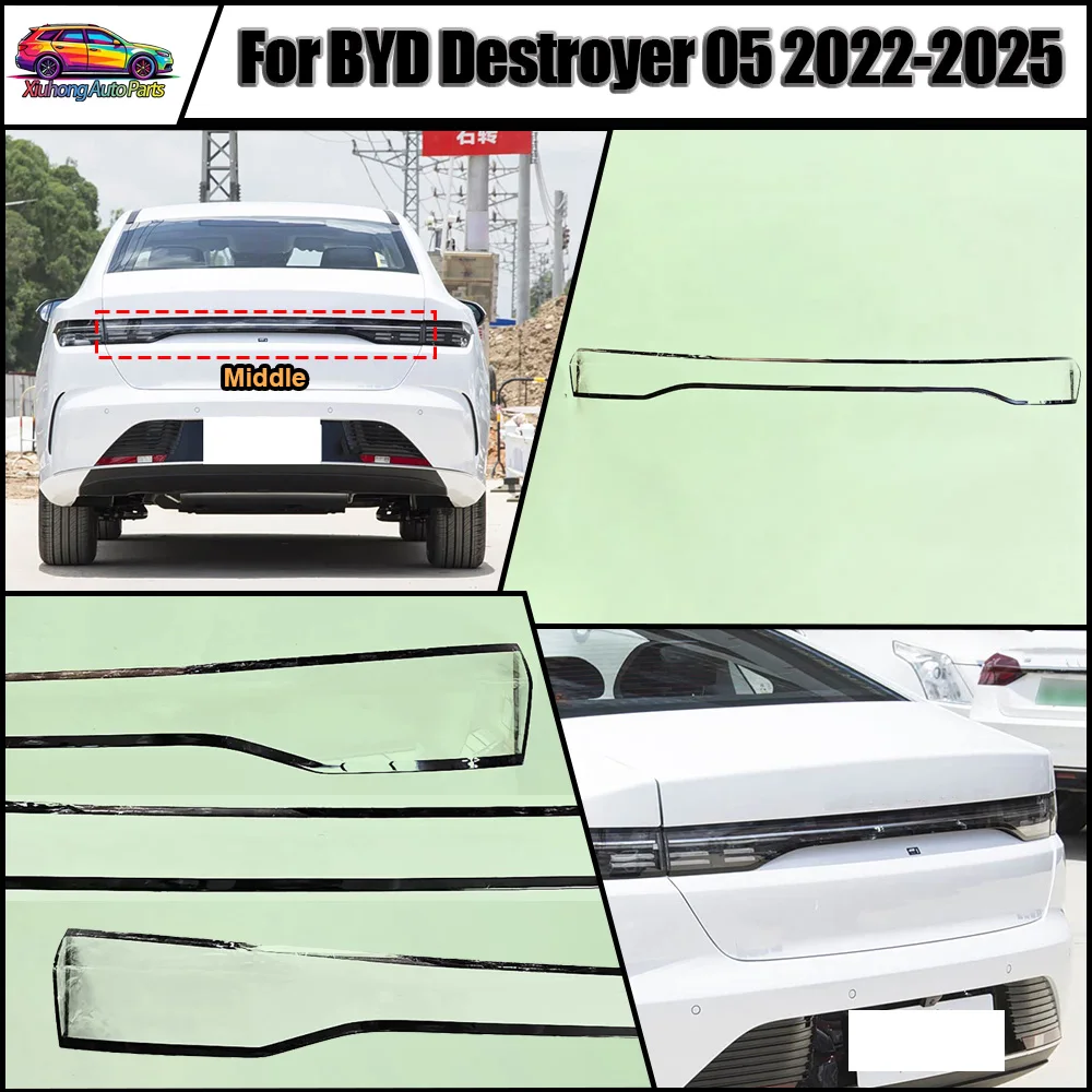 

Through Tail Light For BYD Destroyer 05 2022-2025 Car Taillight Cover Lampcover Lampshade Lamp Glass Lens Case Taillamp Mas