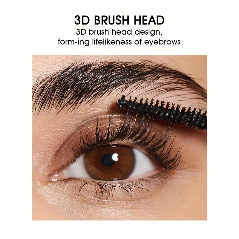 Color mascara is slim, long, curled, ultra-long, styling, non-smudging, long-lasting, waterproof, sweat-proof, fine brush head