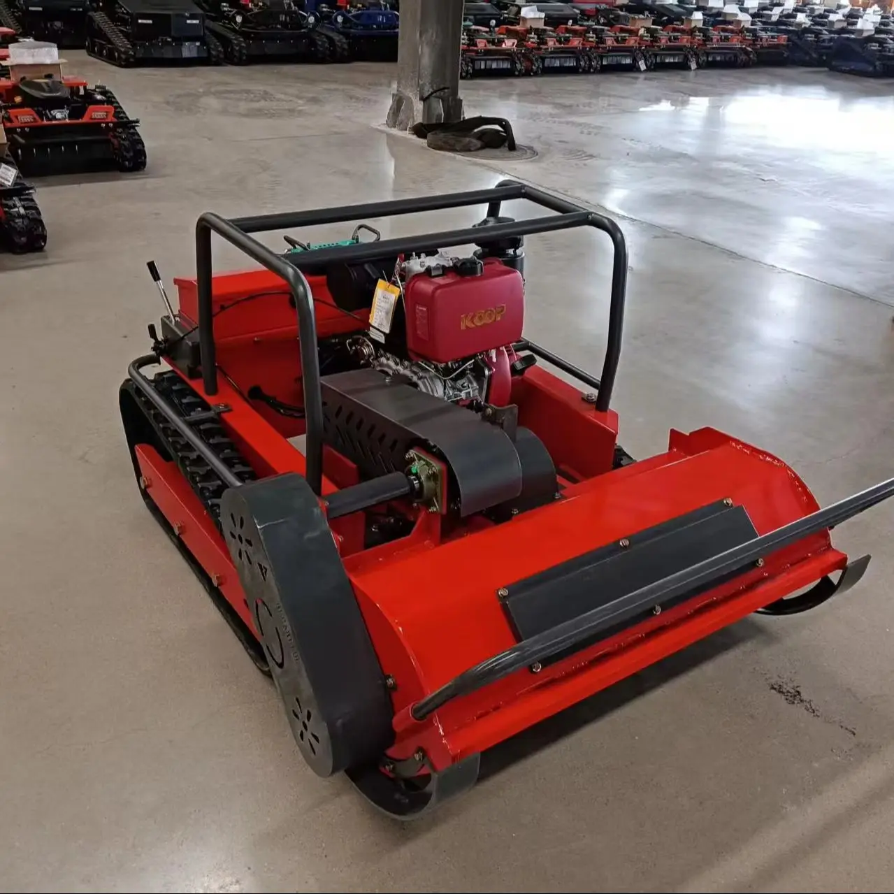 Tondeuse à gazon intelligente RC ZNW-1000Y, équipement lourd de 450 kg, 60 °   Capacité d'escalade, longue autonomie, homologué CE