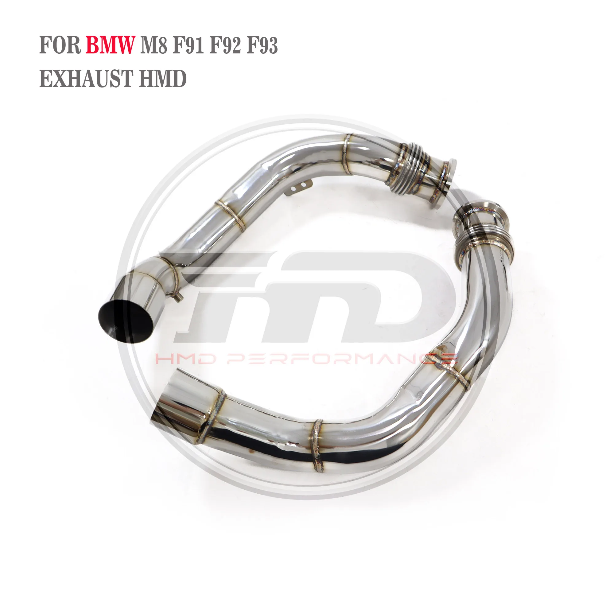 

HMD Exhaust System High Flow Performance Resonant tube for BMW M8 F91 F92 F93 4.4T