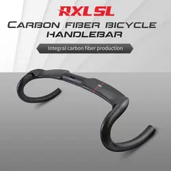 RXL SL Road Bicycle Handlebar 31.8mm Carbon Racing Bike Drop Bar 400/420/440 Internal Routing Aero Handlebar For Road Bike