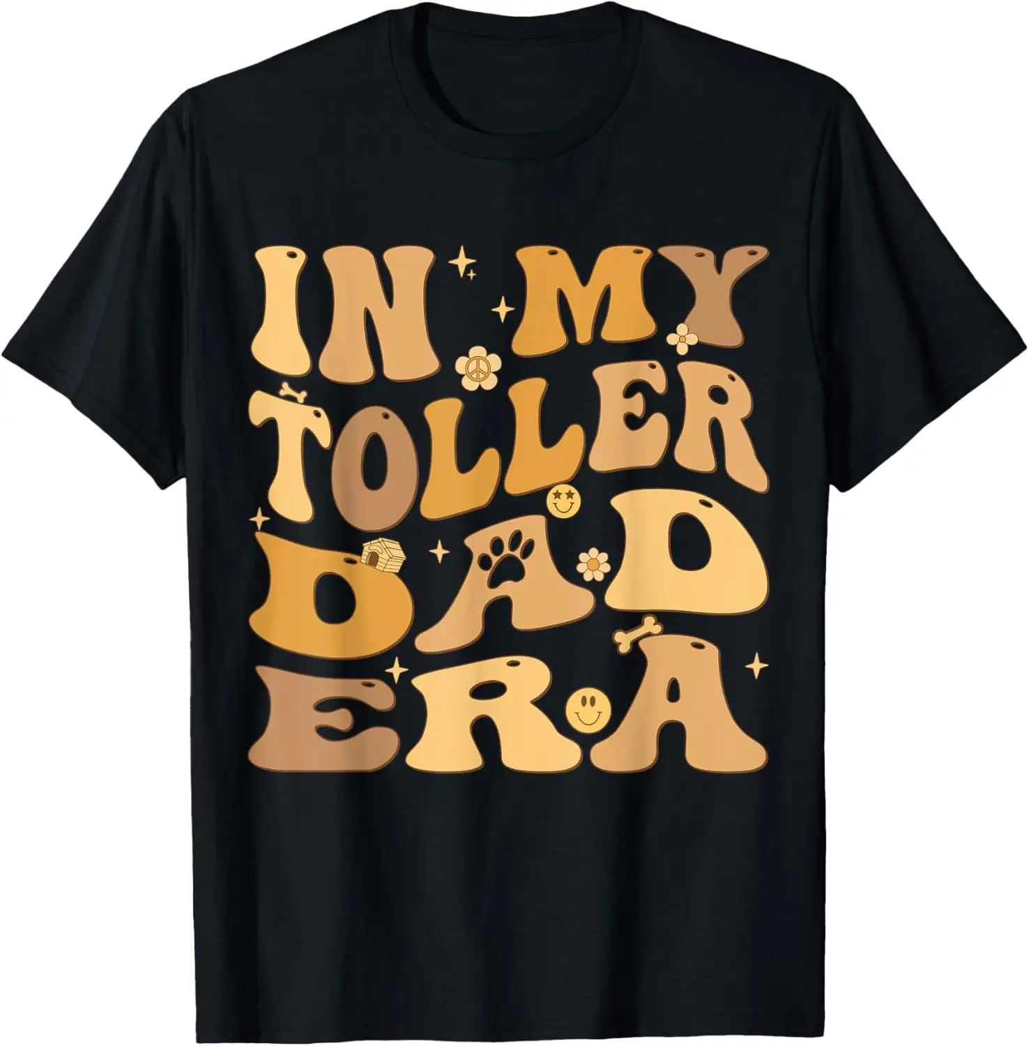 

New style for men and women-In My Toller Dad Era Groovy Nova Scotia Duck Tolling Dog T-Shirt