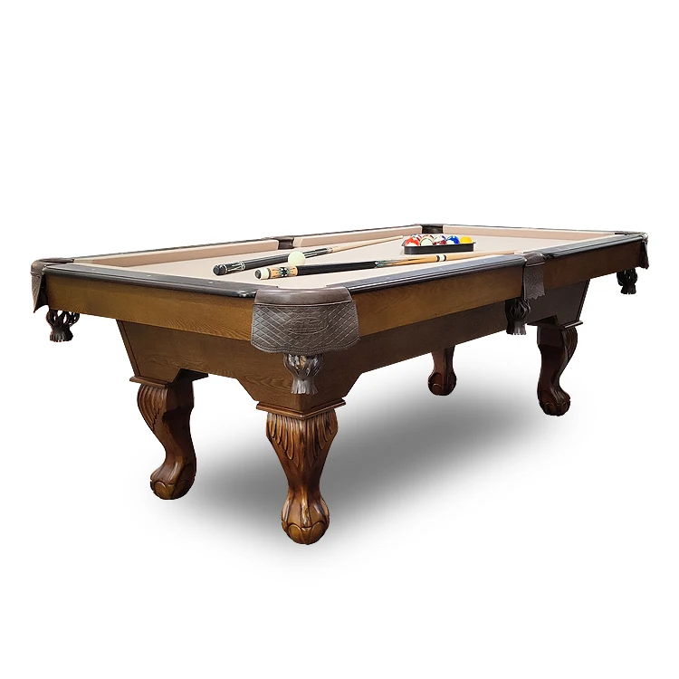 American billiards beautiful high-end solid wood table legs solid wood billiard table