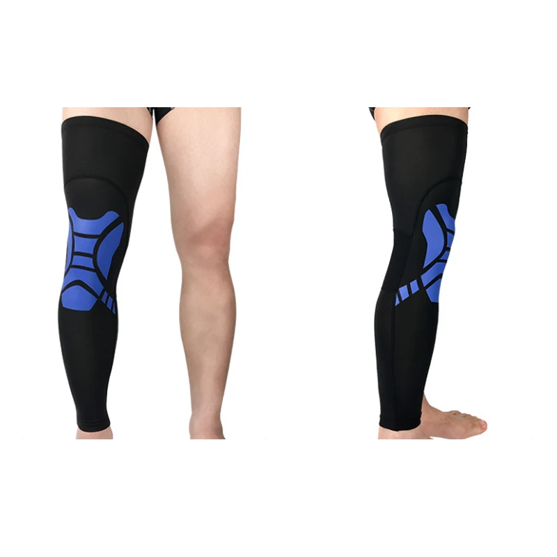 1Pcs  Sport Compression UV Long Leg Sleeve for Running Basketball Football Cycling Volleyball,Leg Support for Men and Women