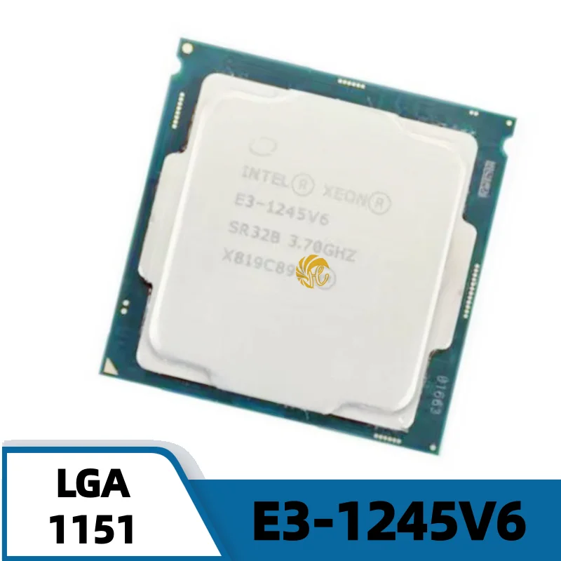  Xeon E3-1245V6 E3-1245 V6 E3 1245 V6 E3 1245V6 3.70GHZ Quad-Core 8MB LGA1151 14nm 73W