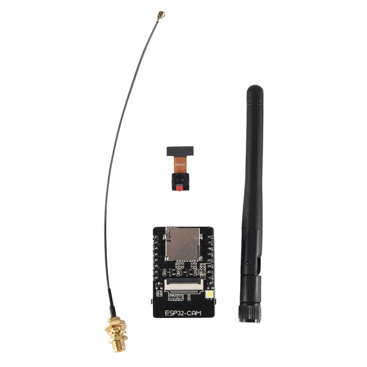 ESP32-CAM-MB Scheda di sviluppo USB ESP32 seriale a WiFi ESP32 CAM CH340G 5V Bluetooth + fotocamera OV2640 + antenna 2.4G IPX