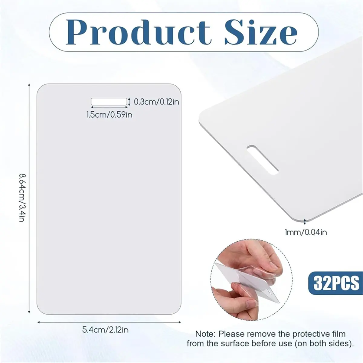 RECOMMENDATION  32PCS Sublimation Blank Luggage Tags, Double-Sided Heat Transfer Metal Blanks for DIY Travel Suitcase Tags