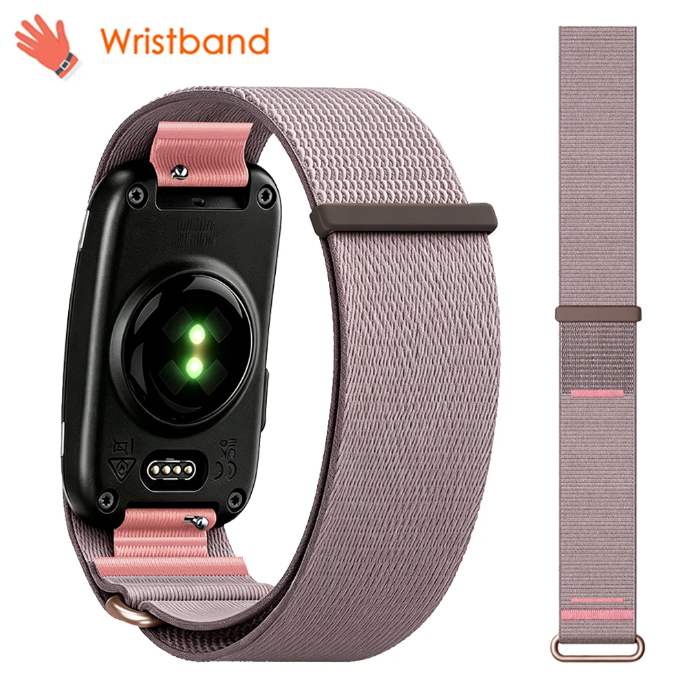 Nylon-Armband für Garmin CIRQA Smart Band, Verstellbares Elastisches Fitness-Tracker-Ersatzarmband für Garmin CIRQA Zubehör