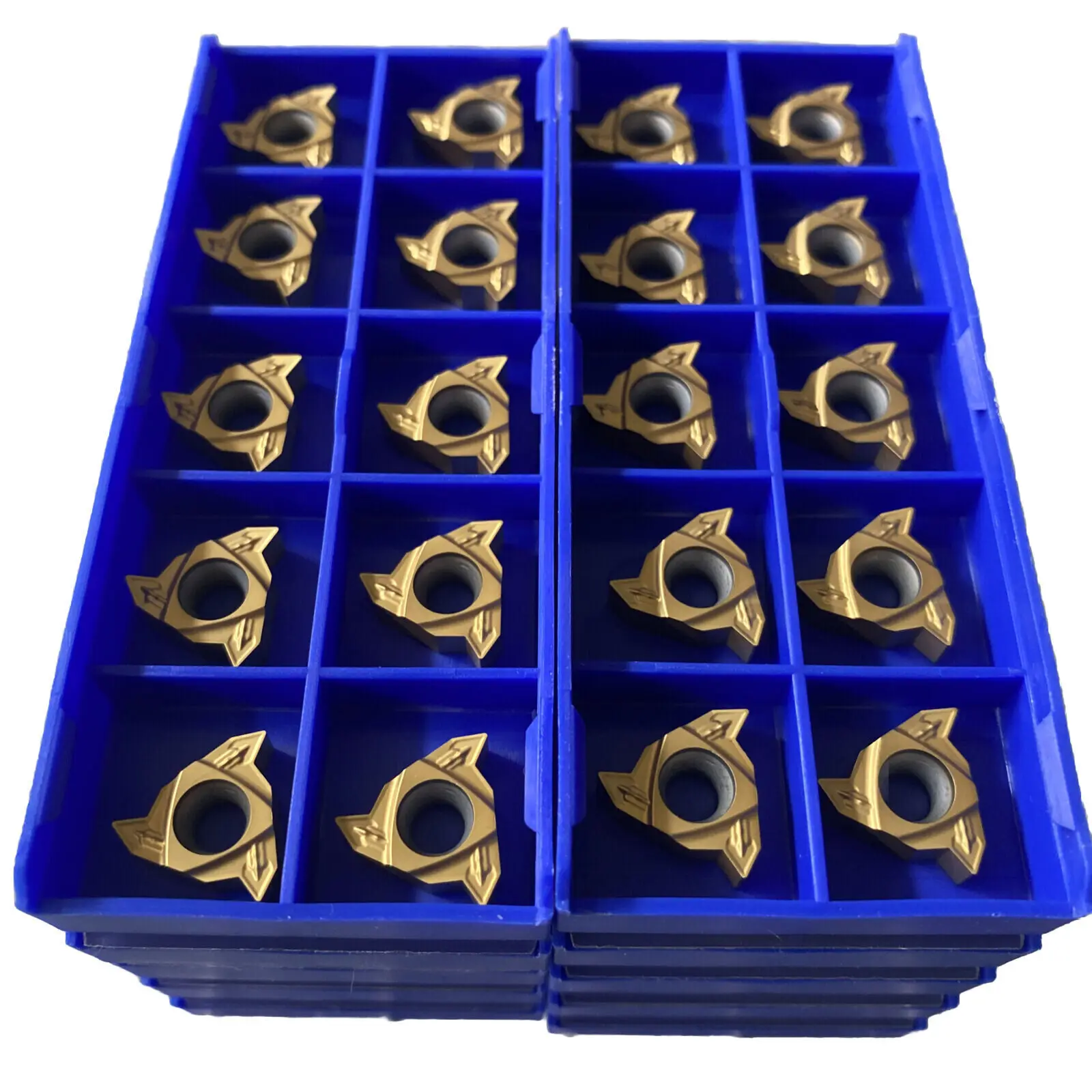 100PCS 16ERM G60-S GBJ201 Carbide Threading Insert 16ER G60 For Steel SER TOOL