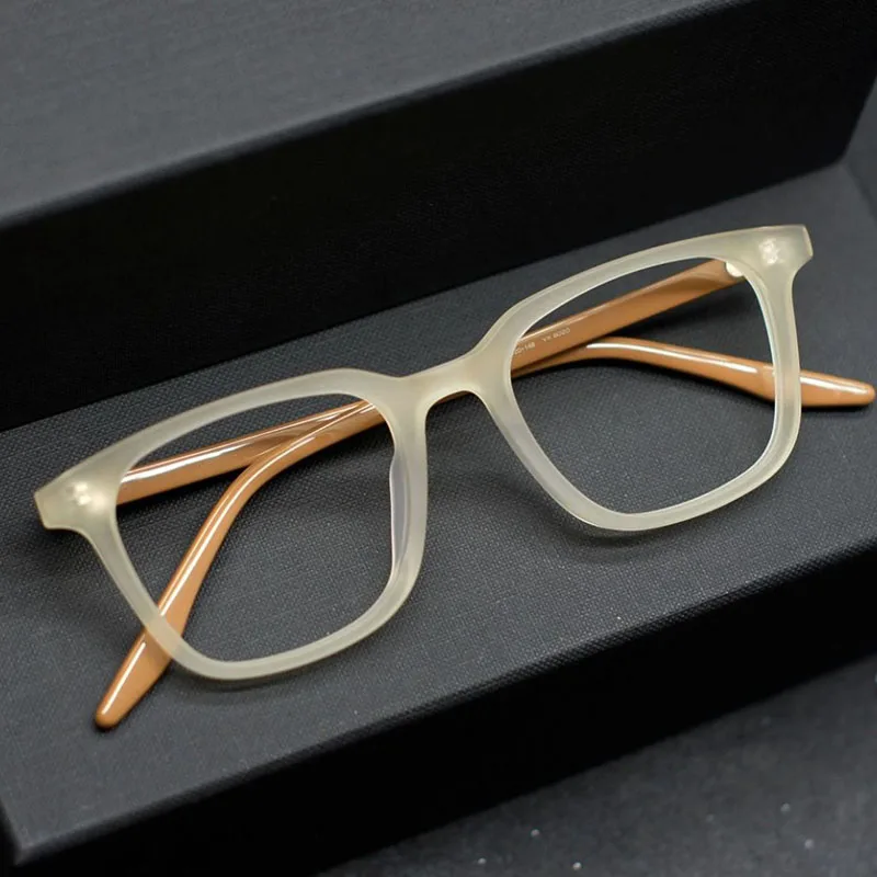 UVLAIK Optical Prescription Glasses Frame Unisex Urltralight TR Eyeglasses Frame Men Women Vintage Customized Myopia Eyewear