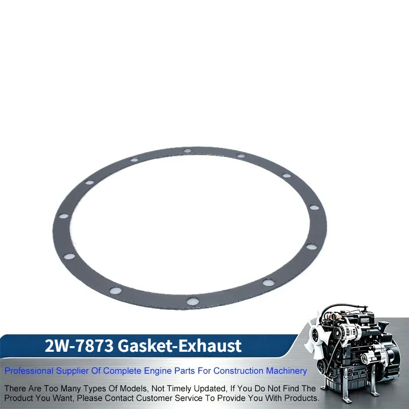 2W-7873 Gasket-Exhaust 2w7873 -For Caterpillar 3412, 3412C, 3508, 3508B, 3508C, 3512, 3512B, 3512C, 3516, 3516B, 3516C, C27, C32