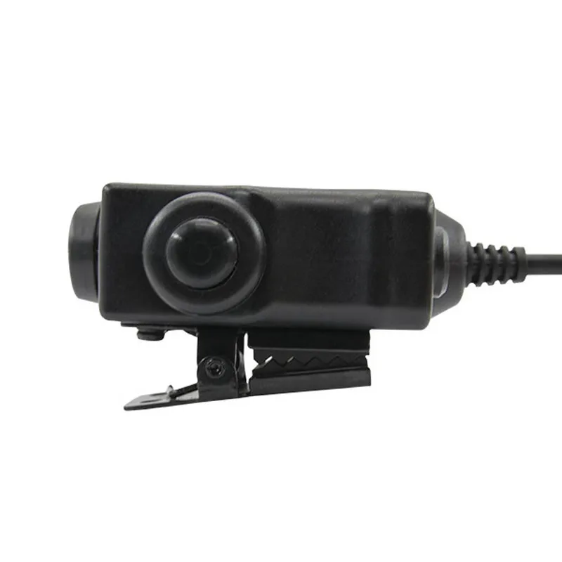 EARMOR M52 adattatore PTT Airsoft cuffie tattiche PTT Kenwood Midland estendi la combinazione di pulsanti linea dito