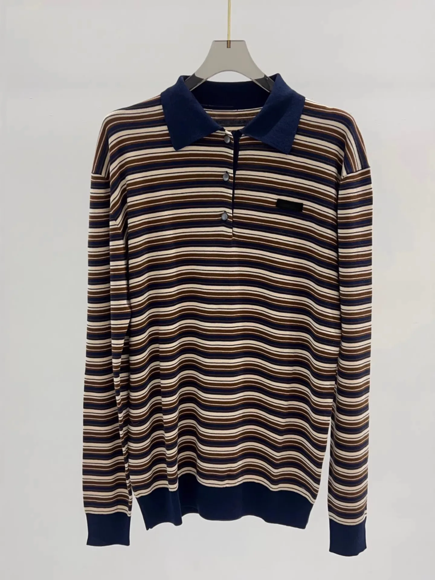 

Spring New Arrival Women's Woolen Ne Striped Knitwear Casual Sle Color Blo Top Casual Faion Regular Fit Knitted ...