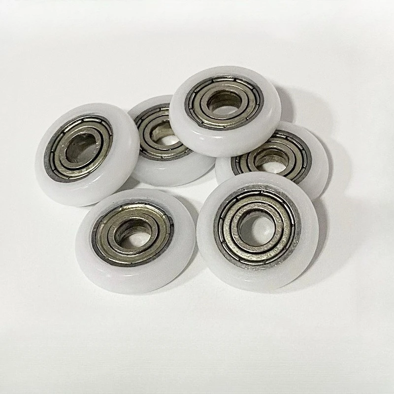 

5/10pcs Injection Molded Coated Pulley Wheel 695 Bearing Accessory 17.8x4.7x5mm High-Load Wear-Resistant Roller shower door
