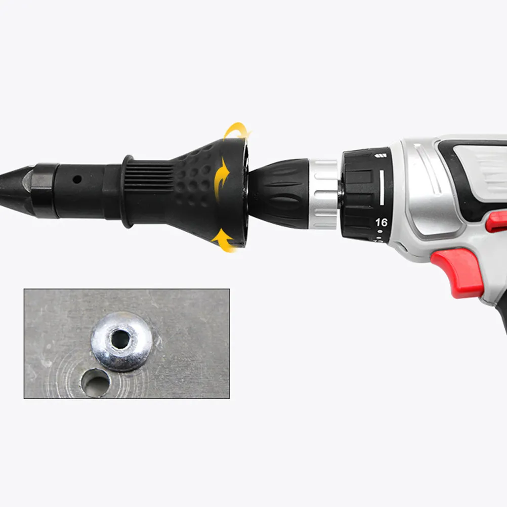 

Drill Rivet Adaptor with 086 11 126 Nozzle Size 1000 Rivets 15Nm Torque Metal Internal Structure Replacement Heads for Cordless