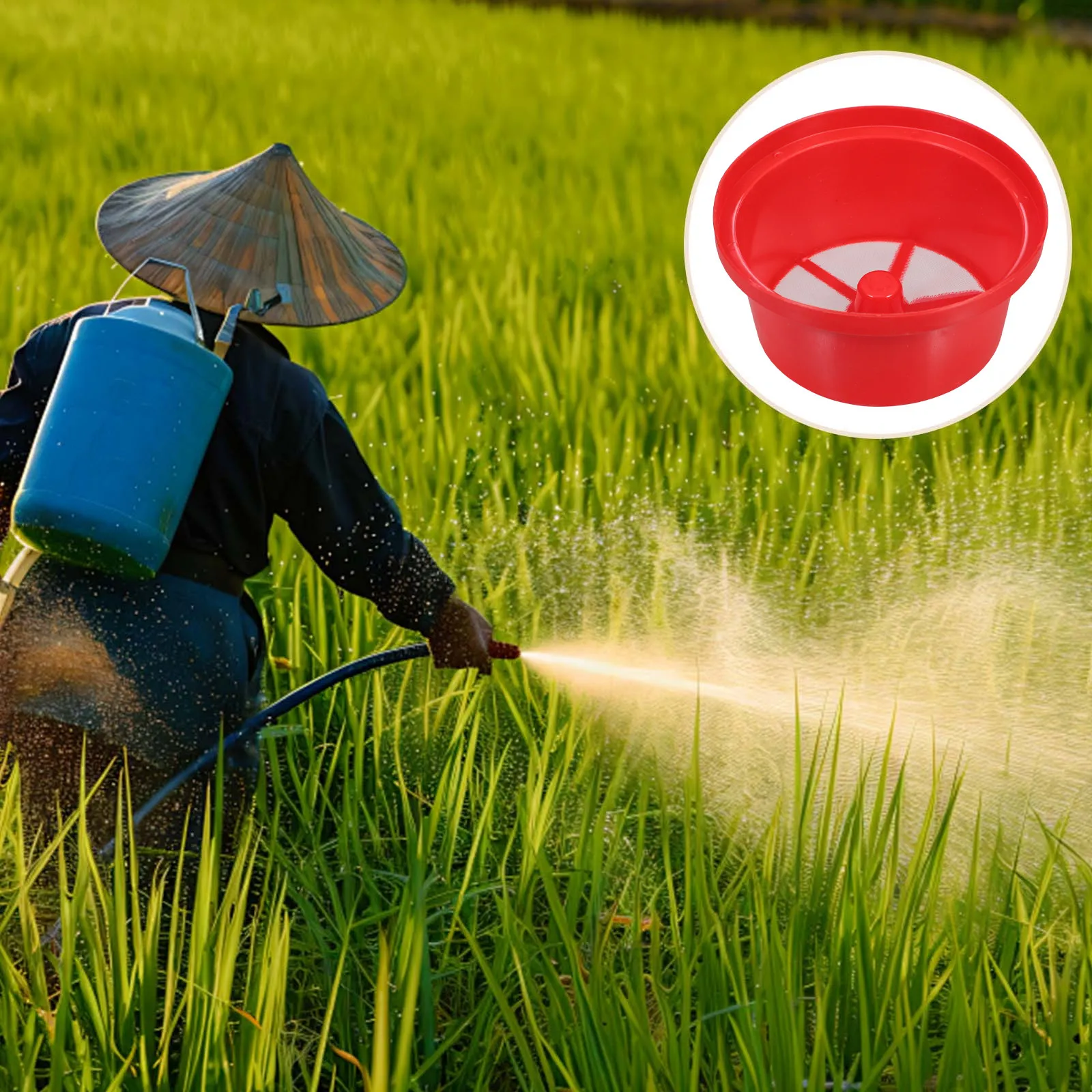 Knapsack Sprayer Barrel Filter 142Mm Outer Diameter Agricultural Sprayer Accessory Easy Install Stable Operation Enhanced Spray