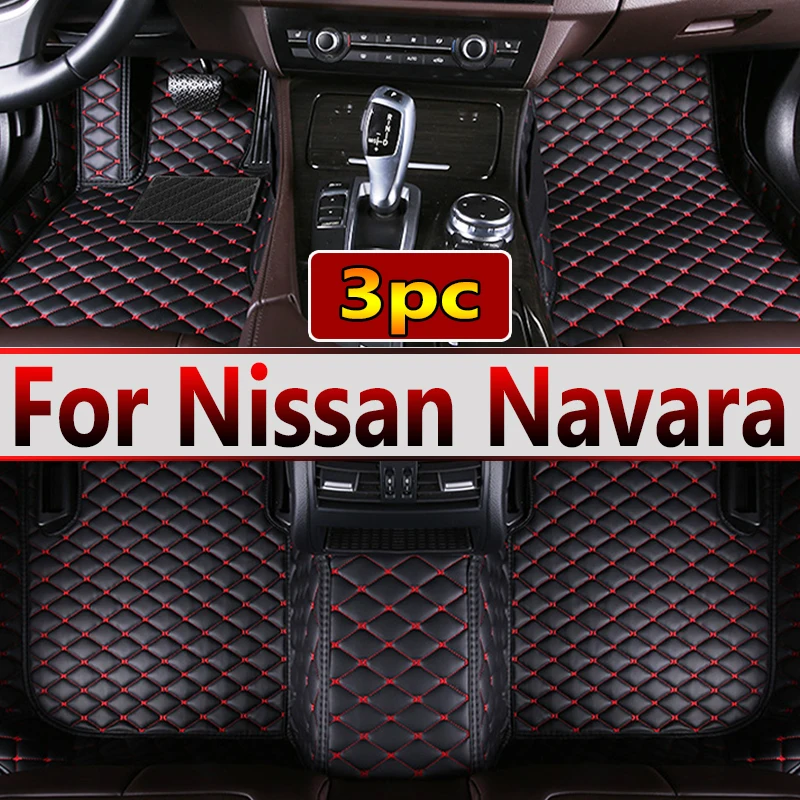 Car Floor Mats For Nissan Navara NP300 D23 2022 2021 2020 2019 2018 2017 2016 2015 Frontier Auto Accessories Custom Carpets Rugs