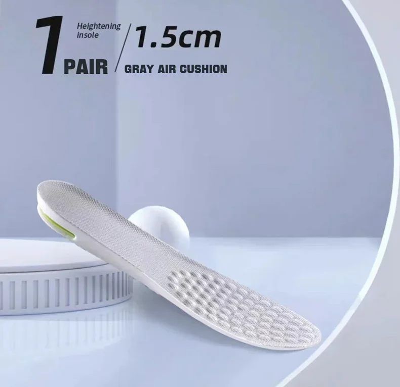 Höhe erhöhen Einlegesohle für Füße Komfort Plantarfasziitis Schuhe Einlegesohlen Männer Frauen Tennis Turnschuhe Luft stoßdämpfende Schuh Pads – Detail 14