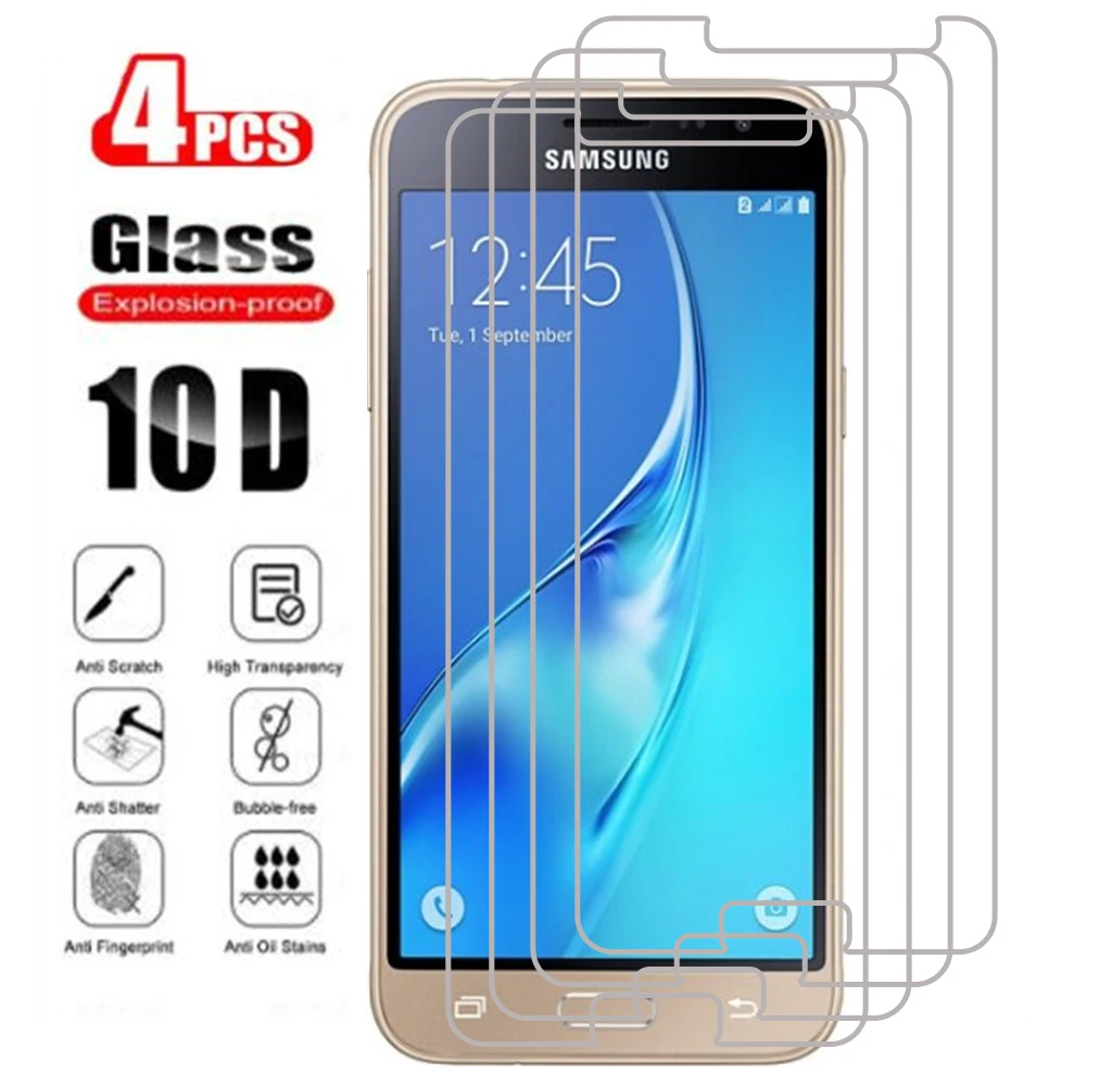 4Ps 9H Protective Glass For Samsung J2 J3 J4 J5 J6 J7 A3 A5 A7 A8 A51 A71 2016 2017 Prime Tempered Screen Protector Glass Film