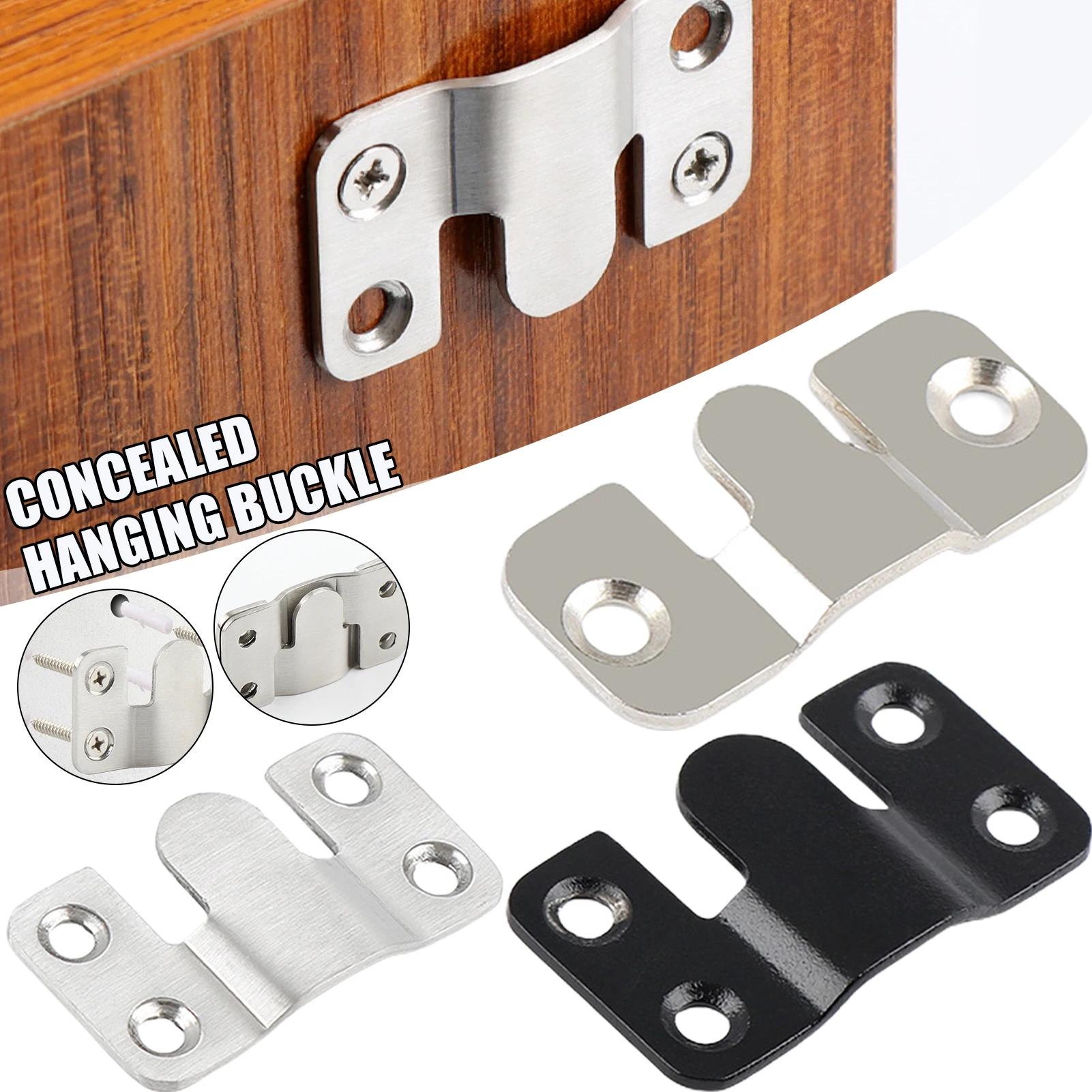 Tranh Khung Móc Treo Dày Chắc Chắn Z Kẹp Treo Hình Phần Cứng Phụ Kiện Treo Tường Dầu Ảnh Gương