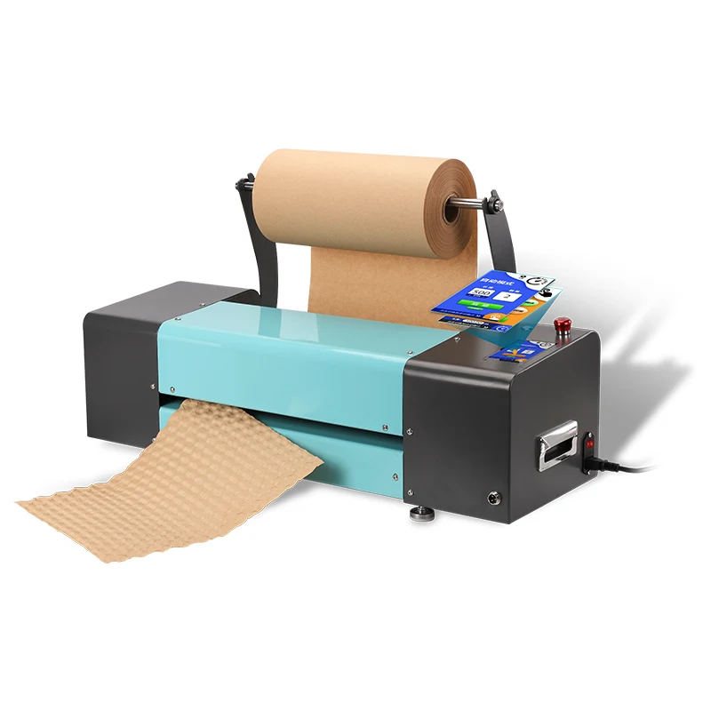 آلة قطع الورق الفقاعية الأوتوماتيكية 350 مم للتغليف - وسادة ورق الكرافت غير البلاستيكية القابلة للتحلل البيولوجي #5