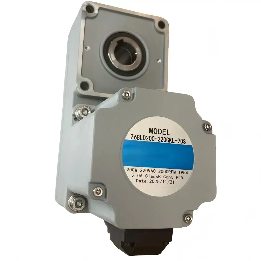 IP54 Waterproof L2 Series 24V 400W Hollow Shaft Brushless DC Gear Motor With 485 Interface for Indexing
