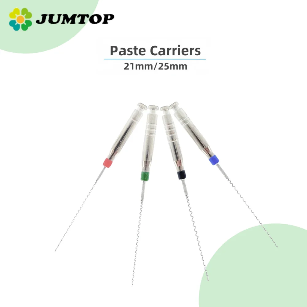Dental Spiral Paste Filler - Rotary Carriers for Root Canal Obturation and Engine Filling Paste Applications in Endodontic Treat